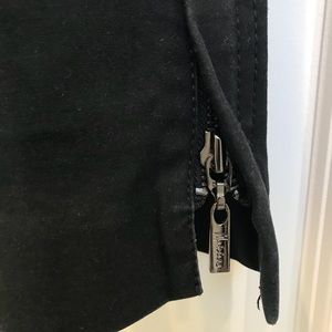 Marciano black straight leg dress pants